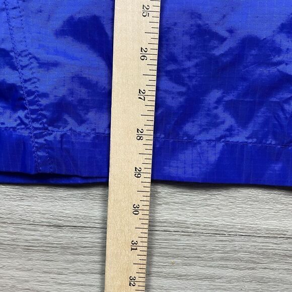 Vintage Wilson Jacket Mens Extra Large Bue Windbreaker Full Zip Hooded - Picture 9 of 10